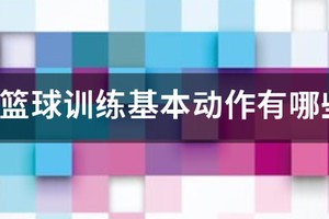小孩篮球训练10个基本动作是什么